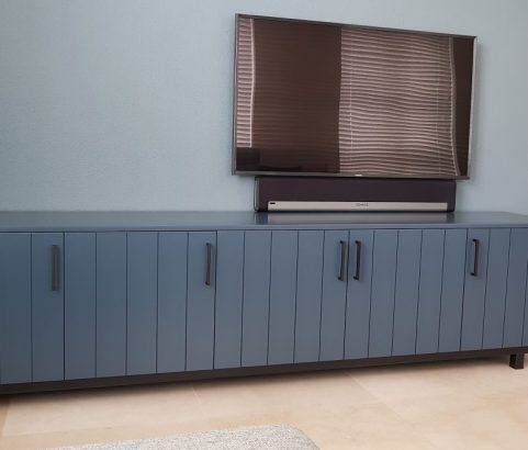 Blauw dressoir